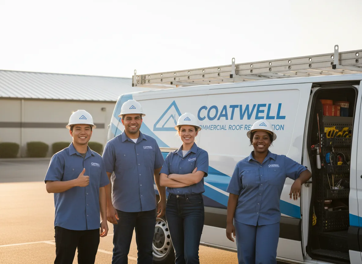 Commercial roof coating company in Denton, GA